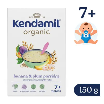 Kendamil BIO Nemléčná kaše se švestkami a banánem (150 g)