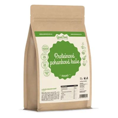 GreenFood Nutrition Proteinová POHANKOVÁ kaše 500g Příchutě: Natural