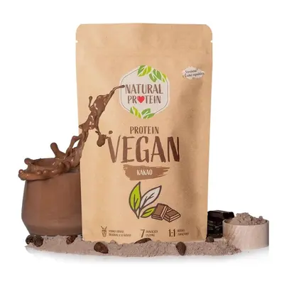 Natural Protein Veganský protein - kakao, 350g