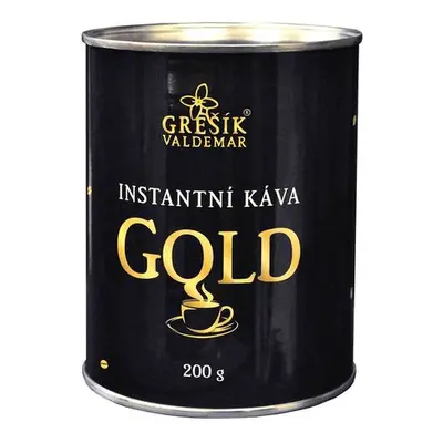 Valdemar Grešík - Natura s.r.o. Káva Instantní Gold 200 g GREŠÍK