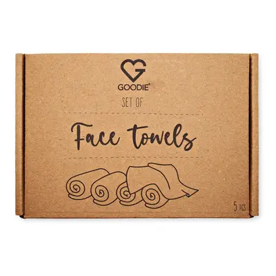 GOODIE Face Towels Sada malých obličejových ručníků, 5 ks