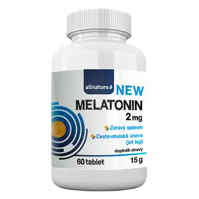 Allnature NEW Melatonin 2 mg, 60 ks