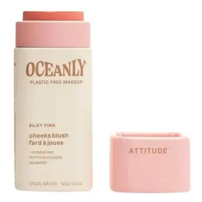 ATTITUDE Tuhá krémová tvářenka Oceanly – Silky Pink, 8,5g