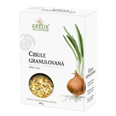 Valdemar Grešík - Natura s.r.o. Cibule granulovaná 60 g GREŠÍK Dobré koření