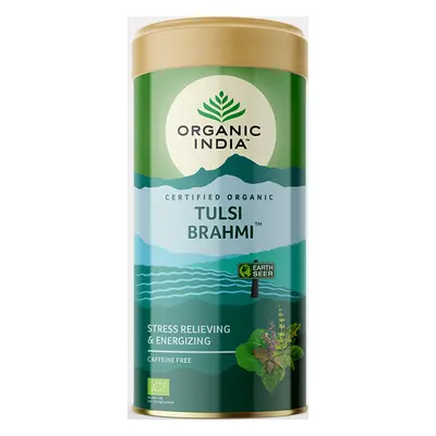 ORGANIC INDIA Tulsi Brahmi BIO, plech 100g