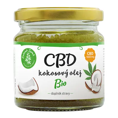 Zelená Země CBD kokosový olej 170 ml