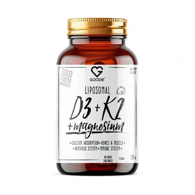 GOODIE Liposomální Vitamin D3 + K2 + Magnesium 30 ks