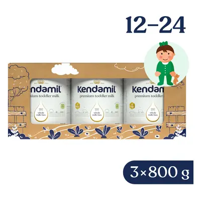 Kendamil Premium 3 HMO+ (3× 800 g), pohádkové balení s divadlem O veliké řepě