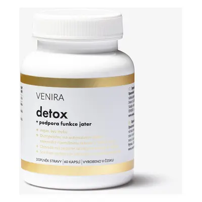 VENIRA detox + podpora funkce jater, 60 kapslí