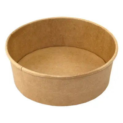 EcoPack Papírová miska EKO na salát 168x147x64 mm 1090 ml kraft bal/50 ks Balení: 500