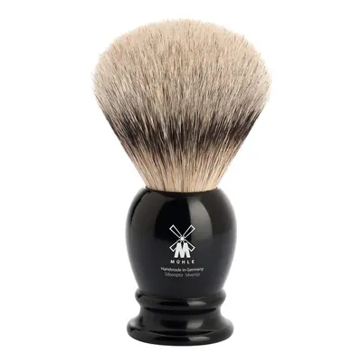 Mühle Velká štětka na holení Classic z jezevčích štětin (silvertip badger, černá pryskyřice), 1k