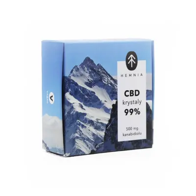 Hemnia CBD krystaly 99%, 500 mg