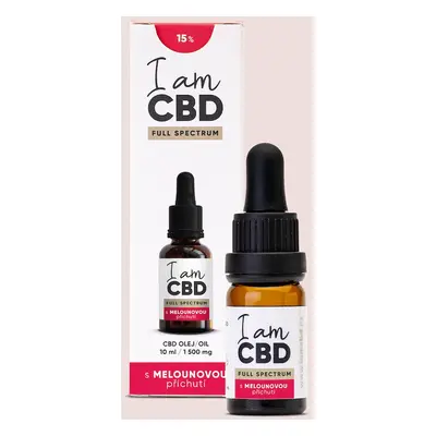 I am CBD Full Spectrum CBD olej 15% 10 ml s melounovou příchutí