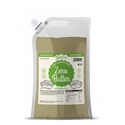 GreenFood Nutrition Zero Butter 100% Arašídový krém 50g