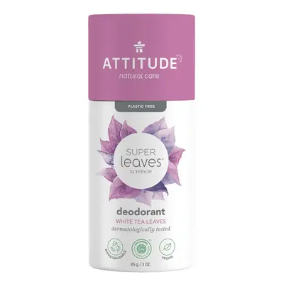 Přírodní tuhý deodorant ATTITUDE Super leaves - listy bílého čaje 85 g