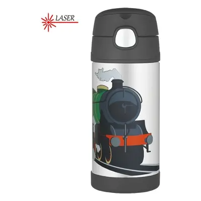 THERMOS Dětská termoska s brčkem - vlak 0,355