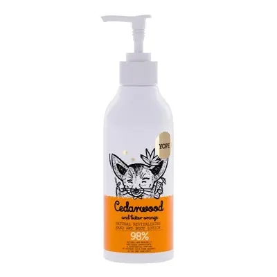 Yope Tělové mléko Cedarwood & Bitter orange, 300ml