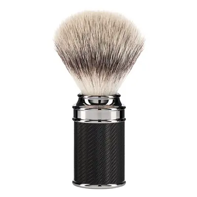 Mühle Střední štětka na holení Traditional z jezevčích štětin (silvertip badger, černá rukojeť),