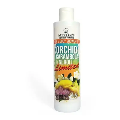 Hristina Přírodní sprchový gel na vlasy a tělo orchidej, karambola, neroli, 250 ml