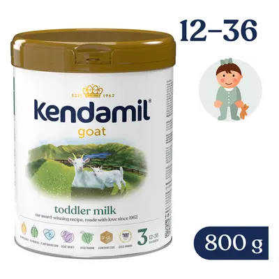 Batolecí kozí mléko 3 DHA+ Kendamil 800g