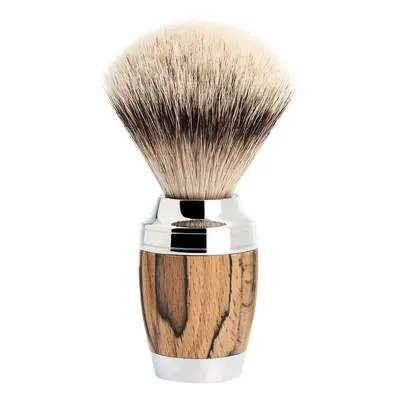 Mühle Střední štětka na holení STYLO z jezevčích štětin (silvertip badger, žíhaný dub), 1ks