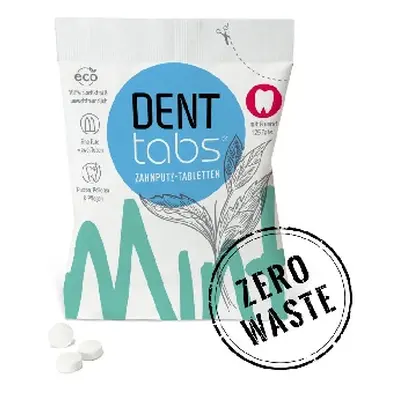 DENTTABS přírodní zubní pasta v tabletách s fluoridem 10 000 ks Zero waste balení