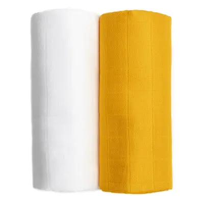 T-TOMI TETRA osušky EXCLUSIVE COLLECTION, white + mustard