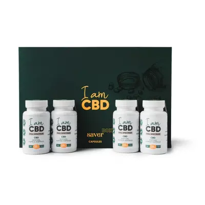 I am CBD Saver box - 4x Full Spectrum CBD kapsle 60 ks