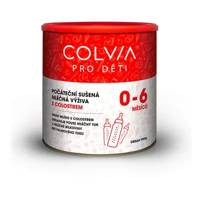 COLVIA Počáteční kojenecké mléko s colostrem pro věk 0–6 měsíců, 900 g