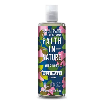 Faith in Nature sprchový gel Divoká růže, 400ml