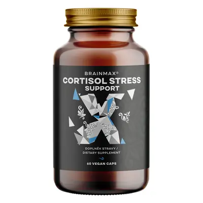 BrainMax Cortisol Stress Support, 60 rostlinných kapslí