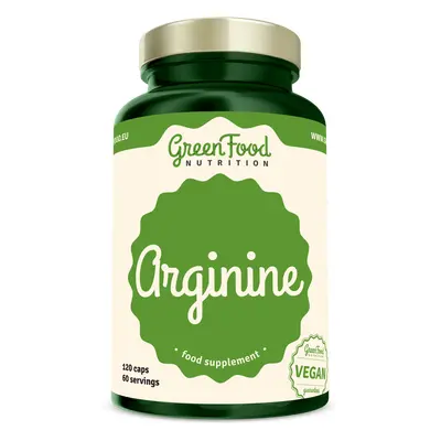 GreenFood Nutrition Arginin 120 kapslí