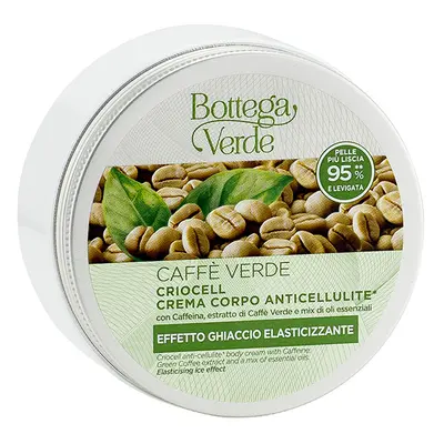 Bottega Verde ZELENÁ KÁVA - Criocell tělový krém proti celulitidě, 200ml