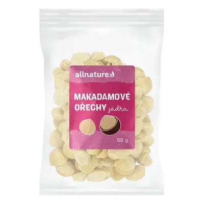 Allnature Makadamové ořechy, 50 g