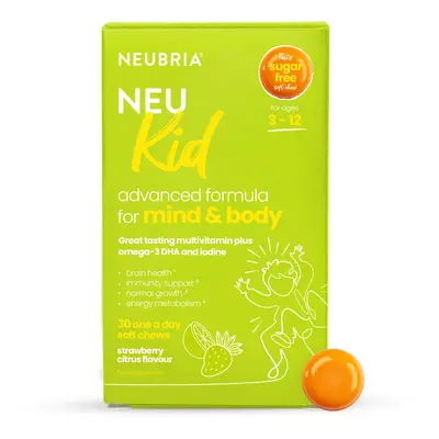 Neubria Neu Kid Multivitamin a Omega-3 pro děti, 30ks