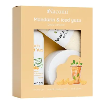 Nacomi - Vánoční dárková sada - Mandarinka a ledové Yuzu, 3ks