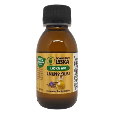 Dokonalá láska LÁSKA A01 Lněný olej s vitaminem E, 100 ml