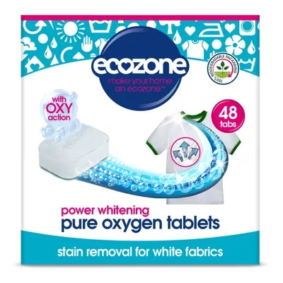 Ecozone Oxy tablety na bílé prádlo 48ks