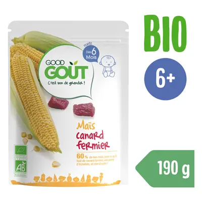 Good Gout BIO Kukuřice s kachním masem (190 g)