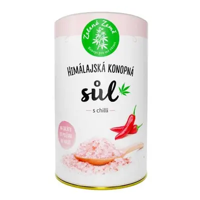 Zelená Země Konopná sůl s CHILLI 165 g