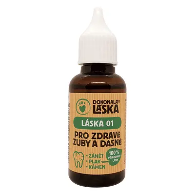 Dokonalá láska LÁSKA 01 Pro zdravé zuby a dásně - pro pejsky, 30 ml