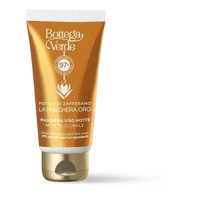 Bottega Verde Zlatá maska - globální noční pleťová maska proti stárnutí, 50ml