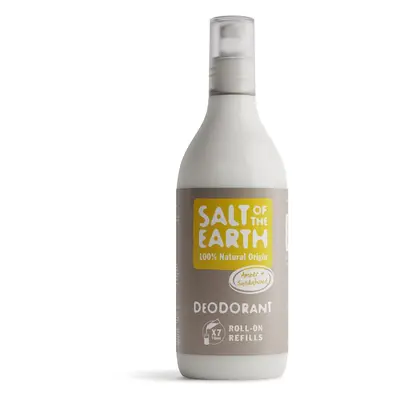 SALT OF THE EARTH Náplň – Přírodní Deo Roll-on Amber & Santalwood, 525ml