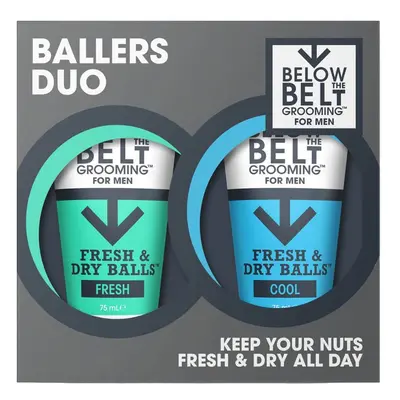 Below The Belt Grooming Dárková sada pro pánské podpalubí Below The Belt — Ballers Duo Gift Set