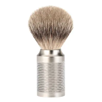 Mühle Střední štětka na holení ROCCA z jezevčích štětin (silvertip badger, nerez), 1ks