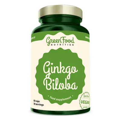 GreenFood Nutrition Ginkgo biloba 60 kapslí