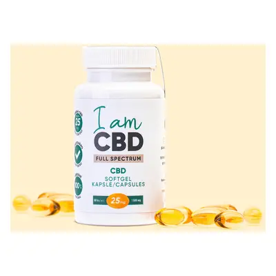 I am CBD Full Spectrum CBD kapsle 1 500 mg, 60 ks