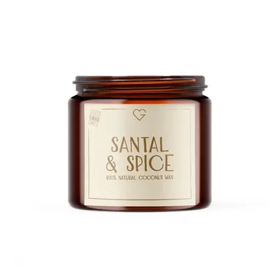 GOODIE Svíčka s bavlněným knotem - Santal & Spice 80 g