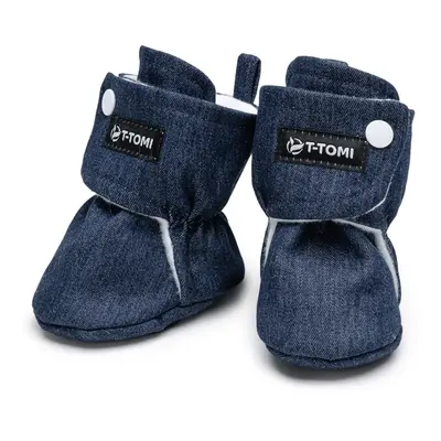 T-TOMI Capáčky Navy DENIM (9-12 měsíců)