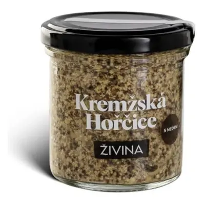 Živina Kremžská hořčice s medem z celých hořčičných semínek, 150 g